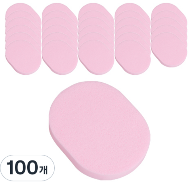 PVA 스편지 해면, 핑크, 100개