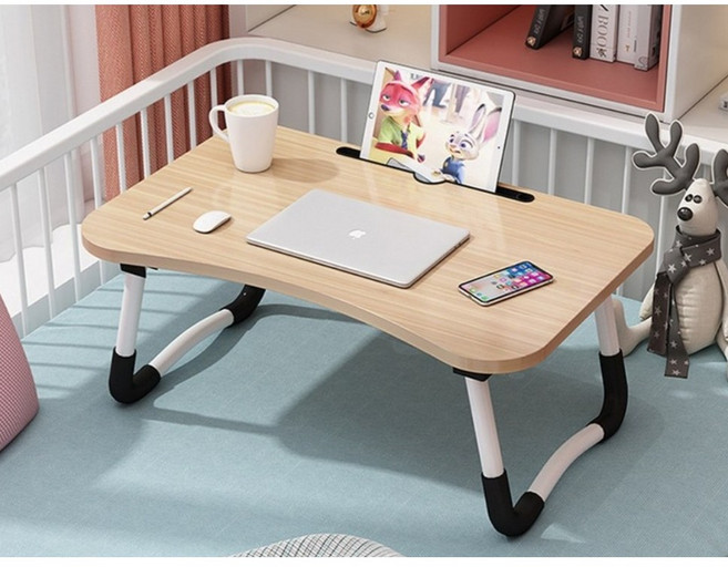 (L.P.A. Trade) 침대책상 당일발송 접이식테이블 캠핑테이블 좌식책상, 우드