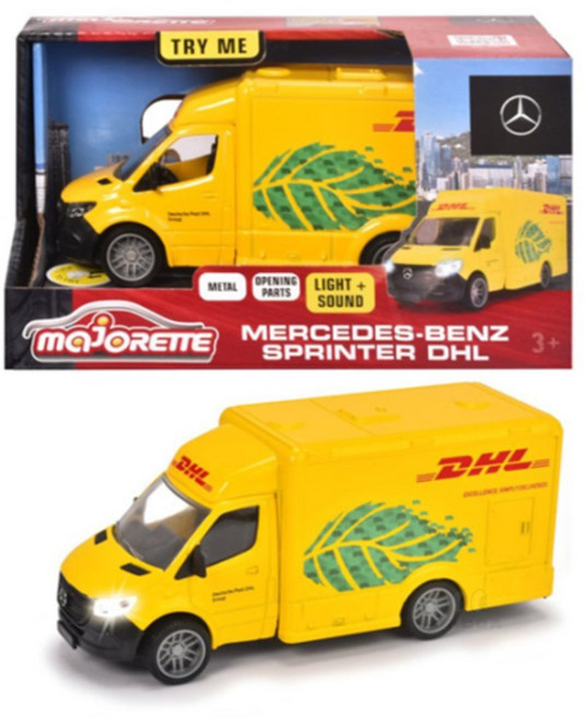 여유로미 마조렛 그랜드 벤츠 DHL 택배트럭 작동완구 자동차 장난감 레일카 자동차장난감 어린이날선물세트