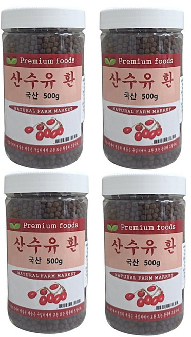 보아비다 국내산 산수유환, 4개, 500g