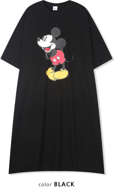디즈니 뒷짐미키 원피스 빅사이즈 홈웨어 롱원피스