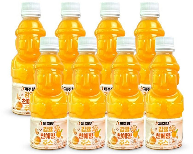 제주 감귤 천혜향 100% 착즙 주스 330ml 8병 무첨가 원액 NFC 건강 무설탕 착즙 어린이음료 dew+8141XT, 1개, 1ml