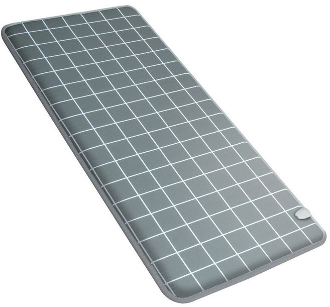 한일의료기 북유럽 EMF 전자파 없는 전기장판, 그레이, 미니싱글(70 x 180 cm)