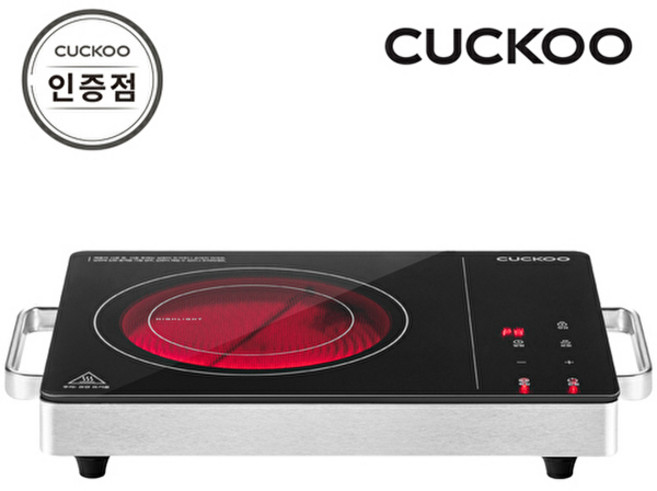 쿠쿠 CHR-D101FB 1구 하이라이트 인덕션 전기레인지 공식판매점, 직접설치