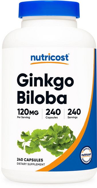 뉴트리코스트 징코 빌로바 120mg 240캡슐 1개, 240정