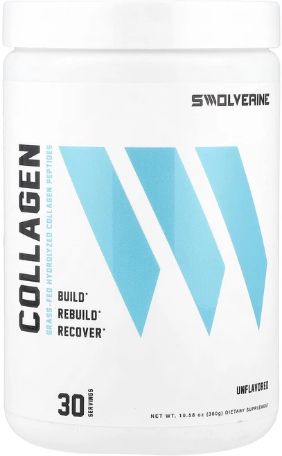 Swolverine 콜라겐 무맛 300g(10.58oz) Swolverine (스울버린), Swolverine, 콜라겐, 무맛, 300g(10.5, 300g, 1개 - 쿠팡