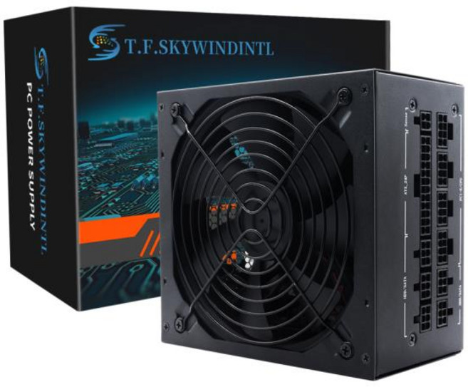 1000w pc 전원 공급 장치 게임용 80 plus glod 1000W 완전 모듈형 ATX PSU 컴퓨터 PC 게이머 와트, 02 AU 플러그