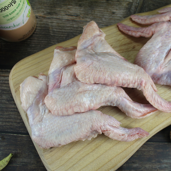 [택배비 1회 합배송] 닭 통날개 냉동, 1kg, 1개