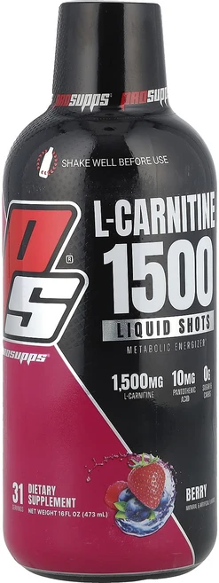 ProSupps l-카르니틴 1500 리퀴드 샷 베리 473ml, 6개 - 쿠팡
