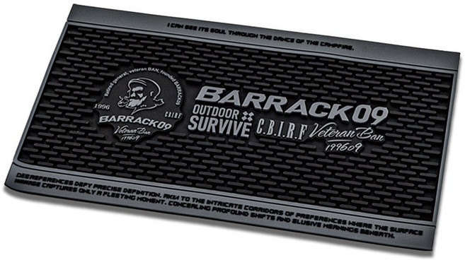 BARRACK09 NO.9 防滑隔熱墊 露營用, 黑色, 1個
