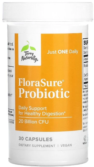 테리내추럴리 프로바이오틱 Probiotic FloraSure 200억CFU 캡슐 30정 - 쿠팡