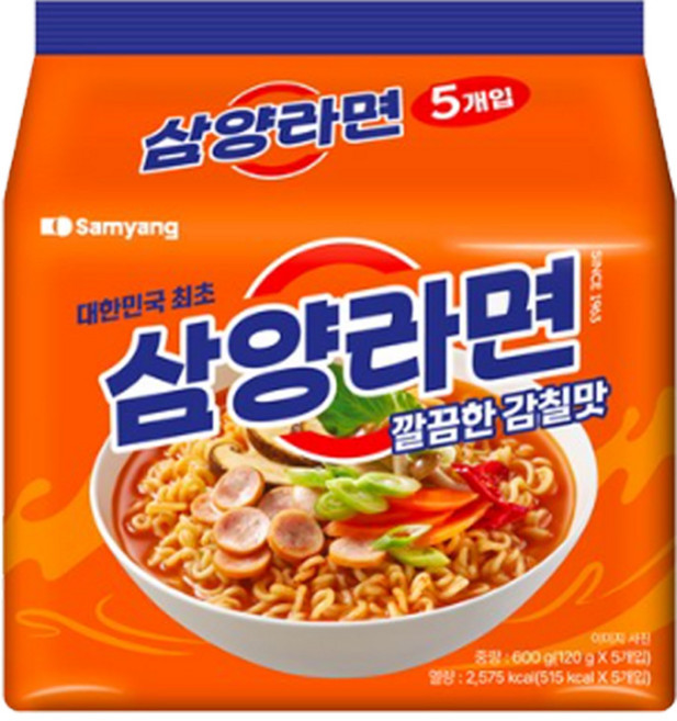 삼양라면 120g, 5개