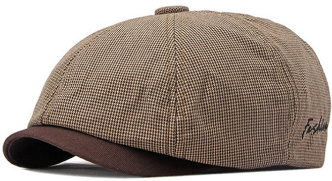 루지온 남성 베레모 헌팅캡 골프 중년 챙모자