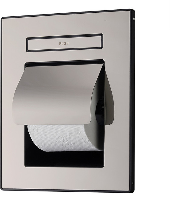 매립형 휴지걸이 사틴컬러 화장실 휴대폰거치 트레이형 화장지걸이, 1개, 사틴