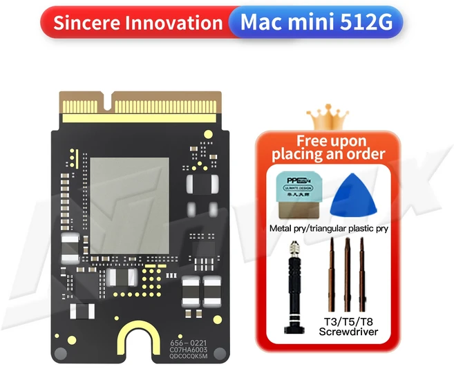 JCID SSD M4 Mac Mini-2TB/1TB/512GB 내부 솔리드 스테이트 하드 디스크 드라이브 MAC MINI 용량용 10 레이, 03 JC-512G Mini M4