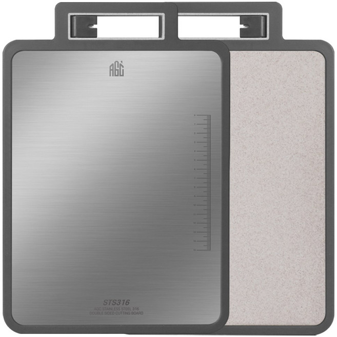 엔젤쿡 스테인레스 316 양면 도마, 1개