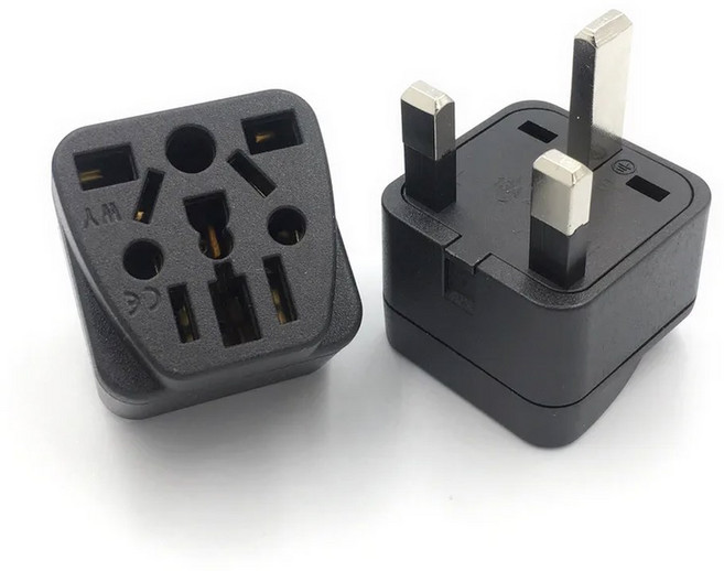 BOLANTEDZ 영국 여행 콘센트 대한 변환 전력 다중 플러그 변환기에 말레이시아 소켓 싱가포르 어댑터 유형, WHITE