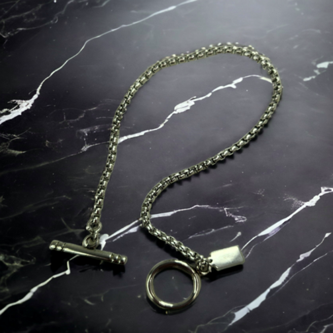 쥬얼포레 변색없는 기본 써지컬스틸 팔찌 남성 남자 fashion 남녀공용 레이어드 데일리 체인