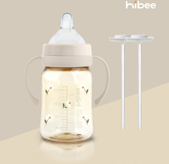 하이비 자기주도젖병 PPSU 170ml 젖병 1P+젖꼭지1P+핸들1P+추타입2p or 간편타입2p, 간편타입2p/데이지샌드/젖꼭지 L(6개월), 1개