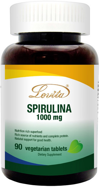 Lovita 愛維他 藍綠藻食品錠 1000mg, 90錠, 1罐