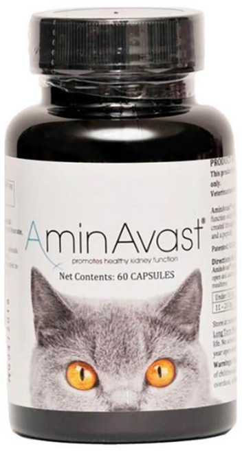 AminAvast 胺腎貓用營養品, 1個, 腎臟/心臟/肝臟, 60顆