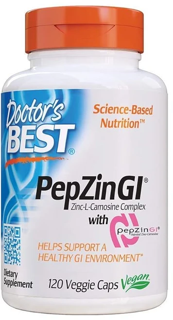 Doctors Best PepZin GI®(펩진 GI) 아연-L 카르노신 콤플렉스 VEGE 캡슐 120정, 1개 - 쿠팡