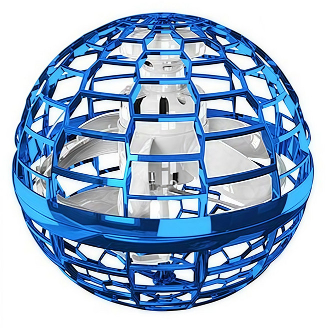 투데이토이 플라잉볼 피젯 스피너 고급 메탈 토네이도 led 플라잉 키덜트 공중 부양 부메랑볼 팽이 부메랑 캐치볼 플레이, 1개, W99067L(블루