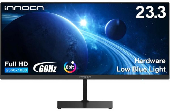 INNOCN 24.5인치 2K QHD 2560 x 1440P 240Hz 모니터 게이밍 콘솔 준비 완료 미니 LED 정밀 로컬 디밍 Mac용 HDMI 2.1 DP 1.4 높이 피, 23.3 Inch, 1080p 60hz