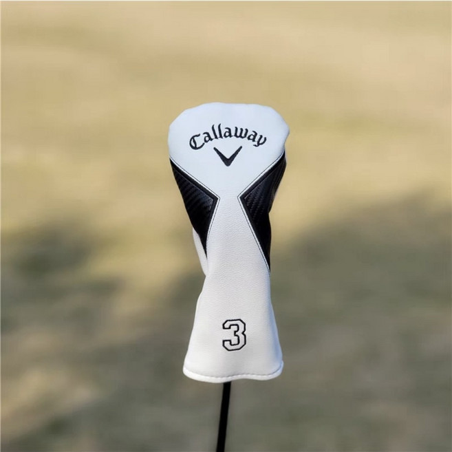 Callaway 흰색 우드3번 드라이버 커버 판매합니다., 캘러웨이 흰색 우드3번커버