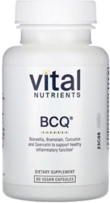 바이탈뉴트리언트 BCQ 보스웰리아+브로멜라인+커큐민+퀘르세틴 60 베지 캡슐, 60정, 1개