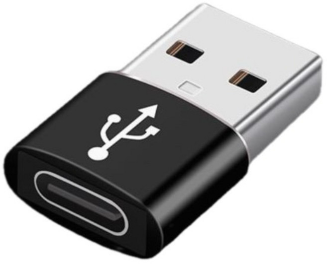 USB 轉 TYPE-C 轉接頭 OTG 數據線充電轉接, 1個, TYPE-C轉USB