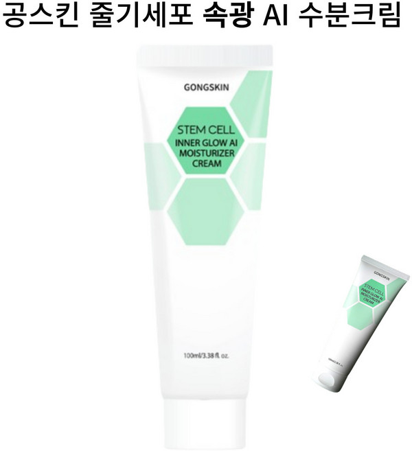 공스킨 줄기세포 속광 AI 수분크림, 1개, 100ml