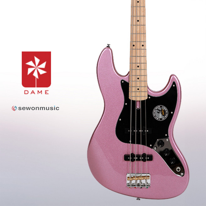 데임 베이스기타 VS5 재즈베이스 7가지 색상, BUR, 1개