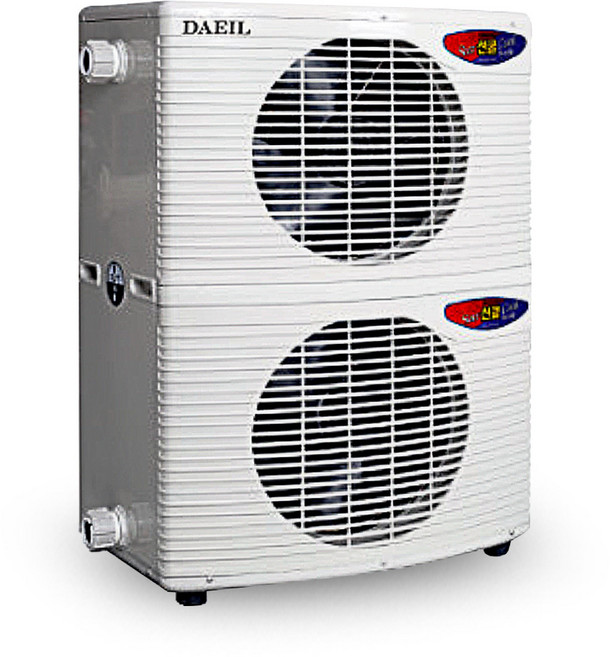 (당일발송) 대일히트펌프냉각기 2마력 횟집 수산 농업수산용 실험기계장비 펜션수영장 수경재배 화훼단지 스마트팜 DH-2010, 1개