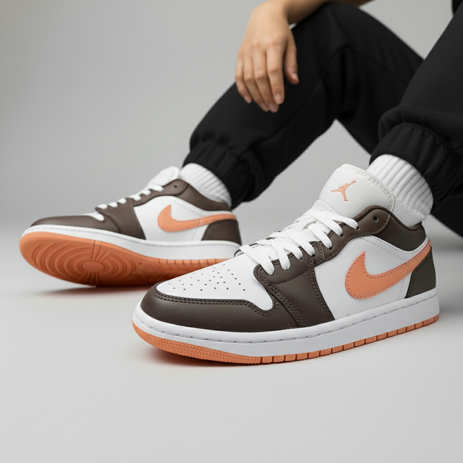 [국내매장판 AS가능] 나이키 조던 1 로우 운동화 워킹화 스니커즈 신발 (정핏+양말사은품증정)