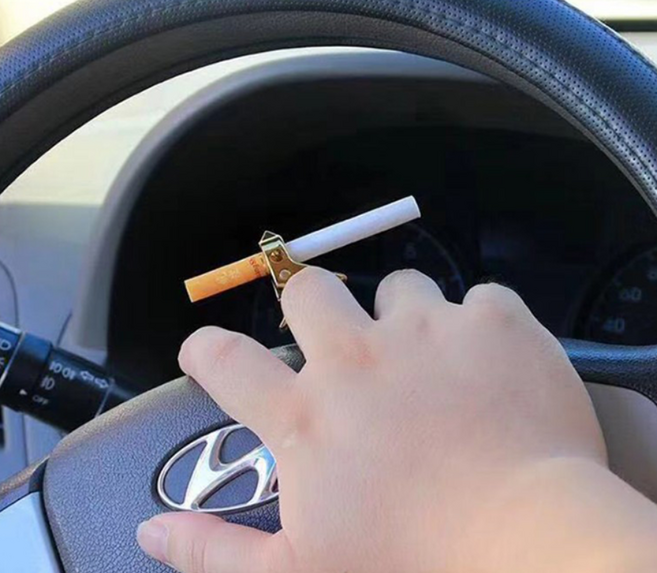 손가락 담배 냄새 방지 홀더 집게