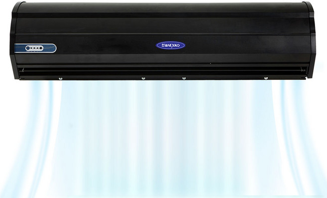 템피아 에어커튼 블랙 고급형 투모터 저소음 업소용에어커튼 날벌레차단, TPA-R1200