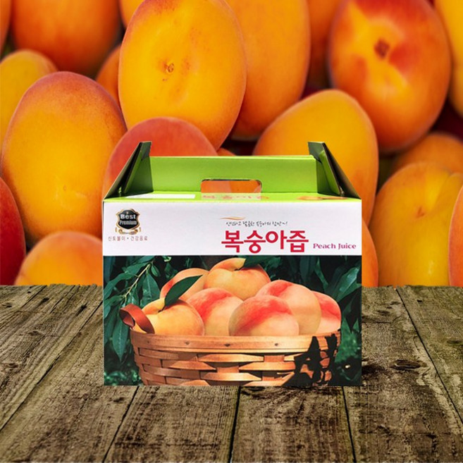 복숭아즙 (기성박스)(40장)