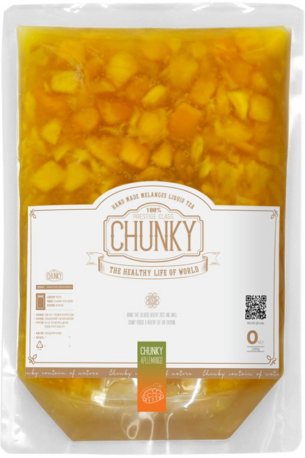 청키 수제 망고청 대용량 애플망고청 카페용 과일청 2kg, 1개, 1개입