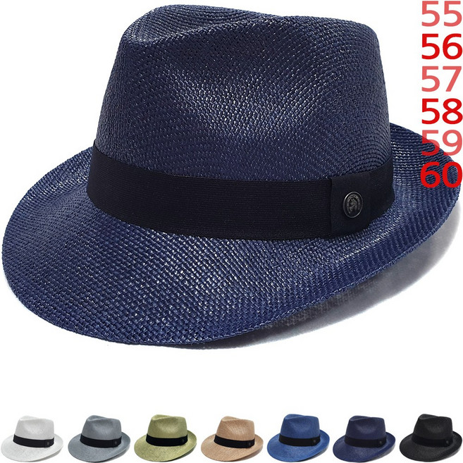 다이아몬드 햇 어반 젠틀 베이직 페도라 중절모 선물용 여름 여행 휴가 자외선차단 골프 신사 남녀 공용 모자-DHAT250417