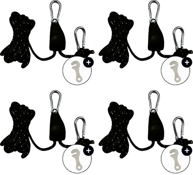 인헤이드 로프라쳇 타프 스트링 스토퍼 4P