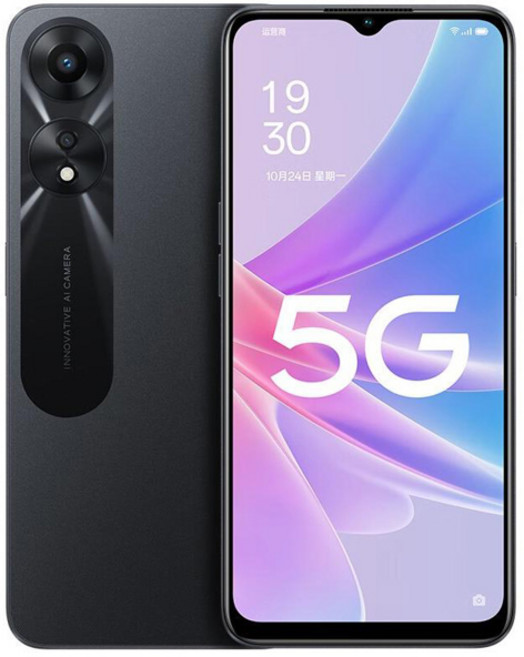 OPPO A78 5G 스마트폰 글로벌 펌웨어 MTK 디멘시티 700 ColorOS 13 RAM 6GB ROM 128GB 6.56인치 카메라 50M, 02 6G 128G, 02 BLACK