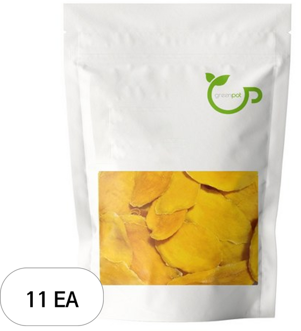그린팟 건조 망고 슬라이스, 200g, 11개