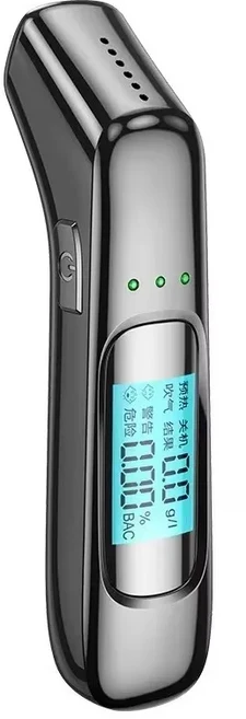 LED 디지털 디스플레이가 휴대용 비접촉 알코올 테스터 측정기 정확도 음주 진단 도구, 1개