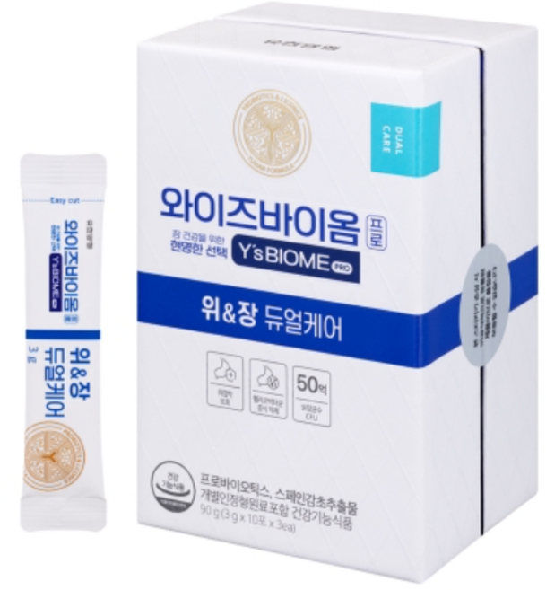 유한양행 와이즈바이옴 듀얼케어, 90g, 1개