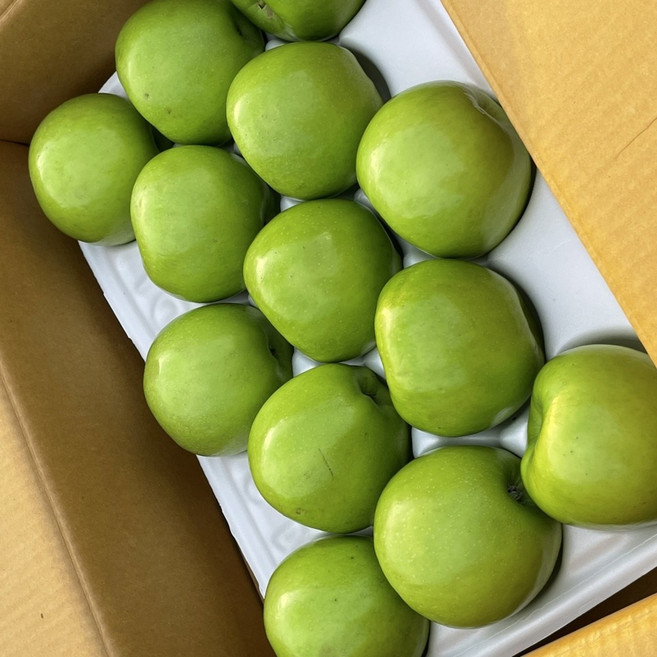 [예약/한정판매] 7/11 순차발송 산지직송 여름 초록 사과 썸머킹 정품, 1박스, 썸머킹 정품 5kg 중과(17-22과)