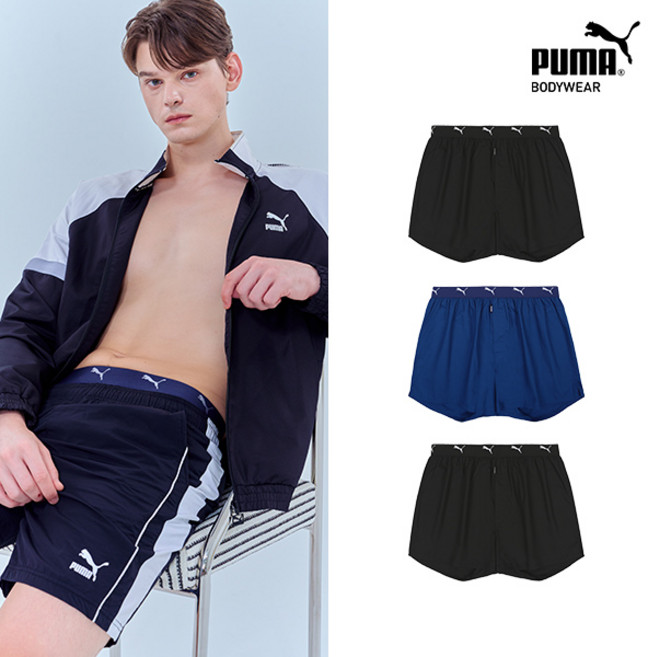 한정특가 [푸마]스틸캣 밴드 코튼 트렁크 3종 세트