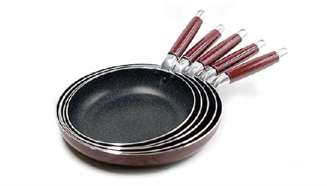 쉐프앤쿡 우성 향균 돌코팅 가벼운 후라이팬, 후라이판 24cm, 1개