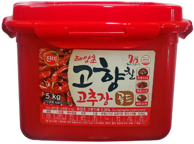 진미 태양초 고향 찰고추장 골드, 5kg, 1개