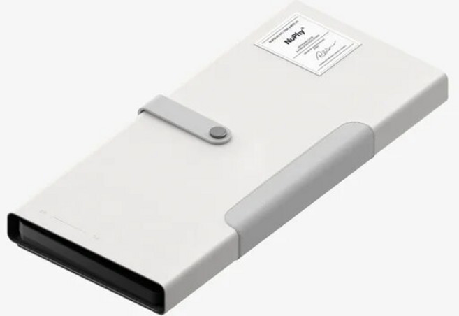 Nuphy NuFolio V3 세트 Air75 V2 전용 가죽 케이스 노란색 Nuphy, [02] Lustrous Gray, 1개